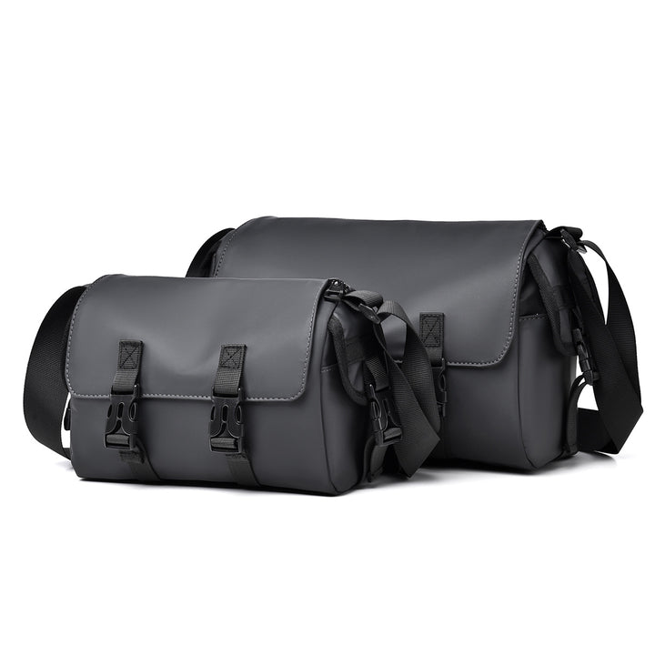 Modular Messenger Bag with Water-Repellent Material and Adjustable Shoulder Strap Bowlift