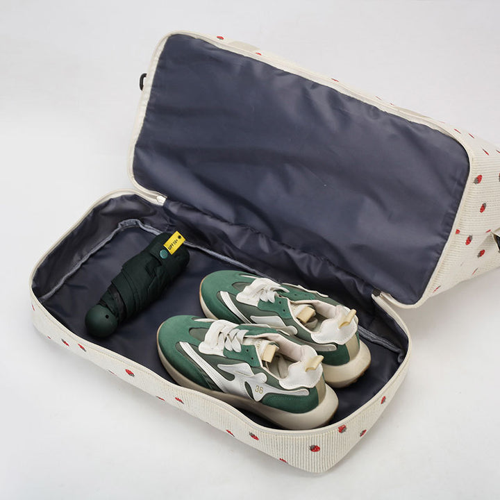 Multifunctional sport and travel bag with floral pattern Bowlift