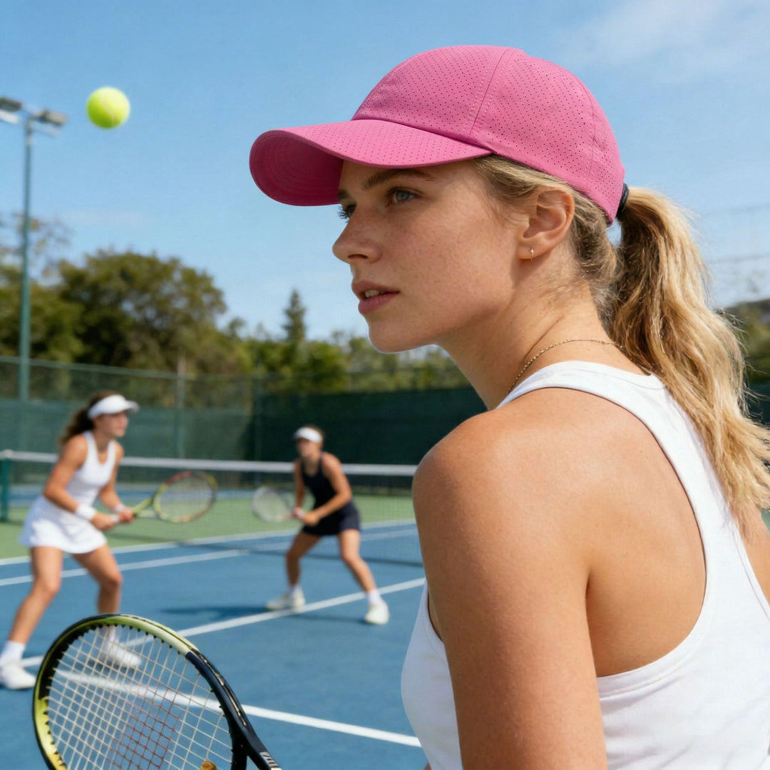 Women's sports cap with breathable upper material Bowlift