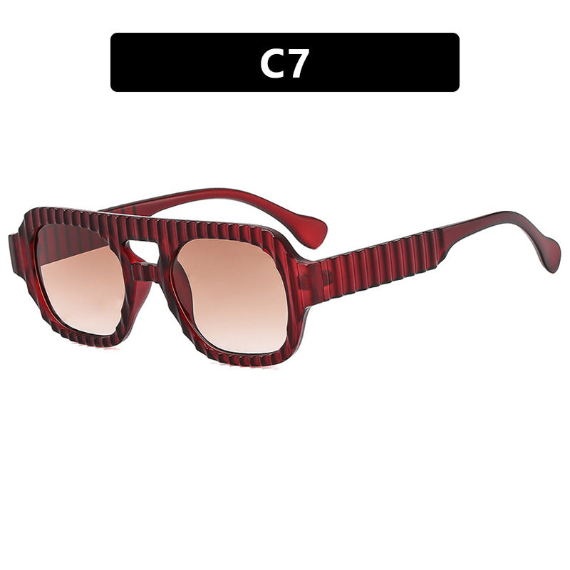 Women's geometric sunglasses with sophisticated structural design Bowlift