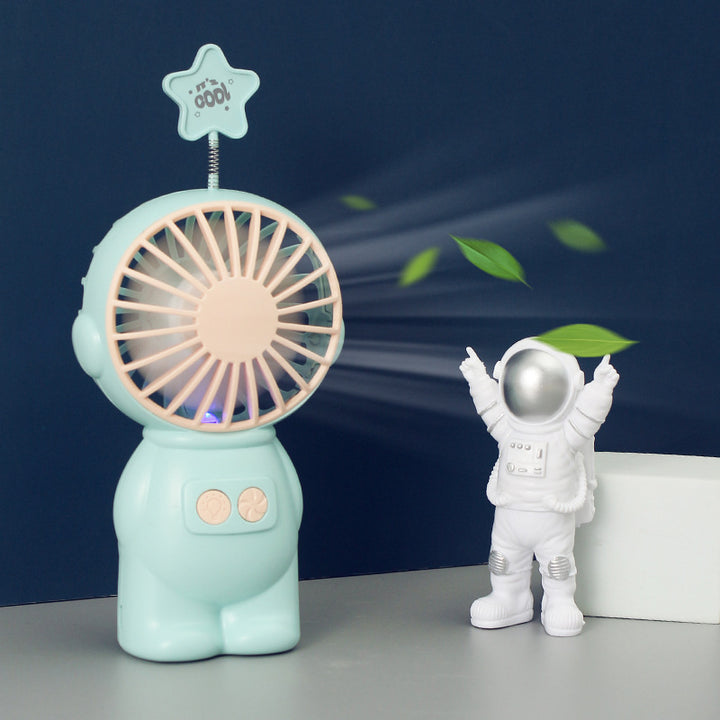 Women Portable Hand Fan in Playful Figure Design Bowlift