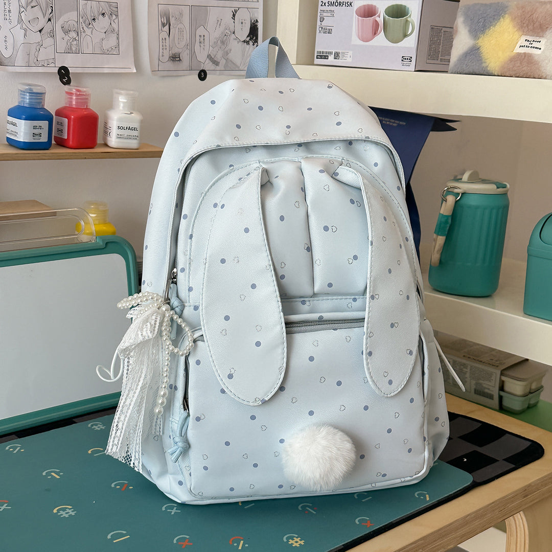 Cute Bunny-Ear Themed Backpack Bowlift