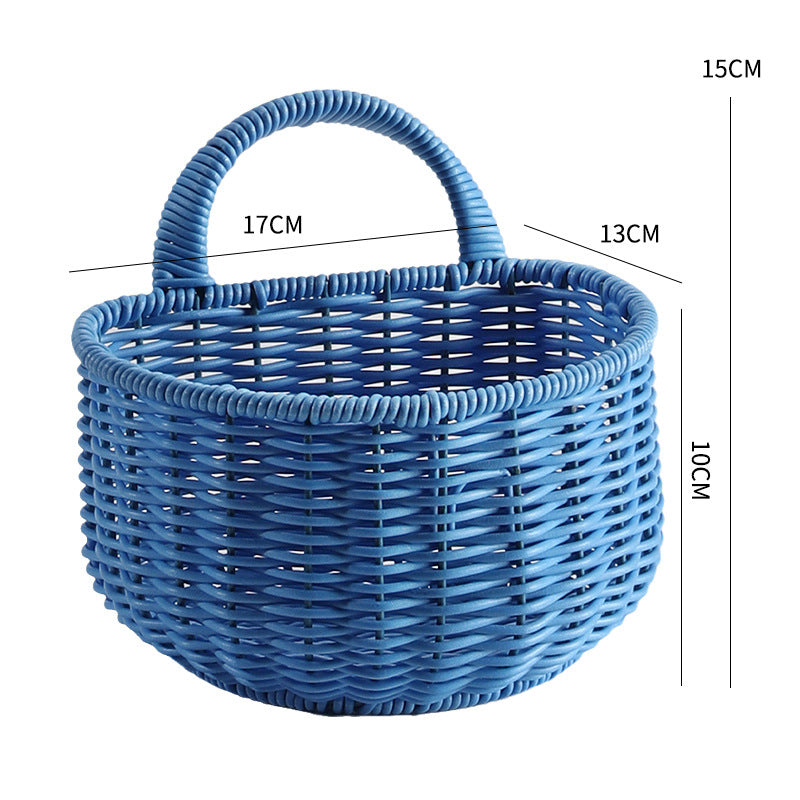 Chic Woven Storage Basket with Ergonomic Handle Bowlift