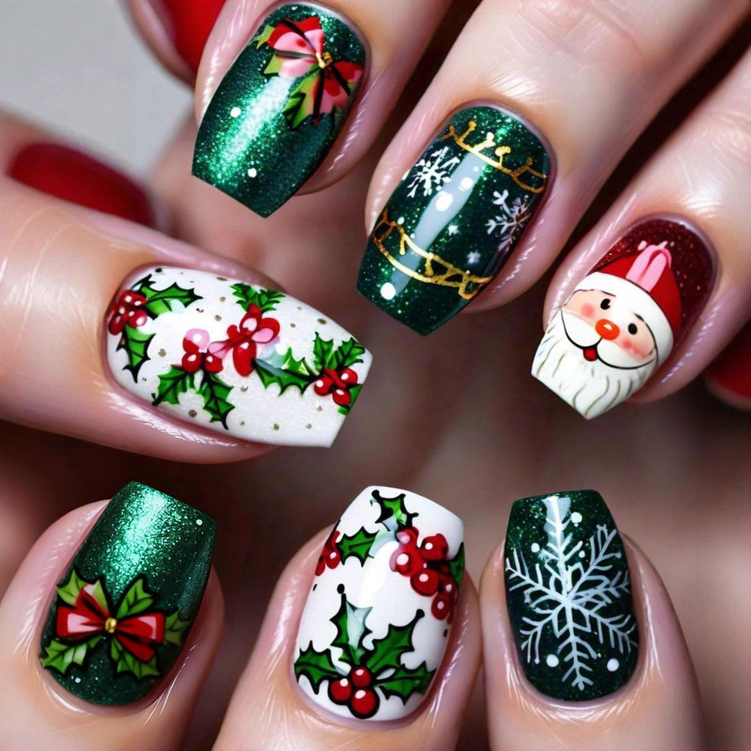 Christmas Art Nails Bowlift