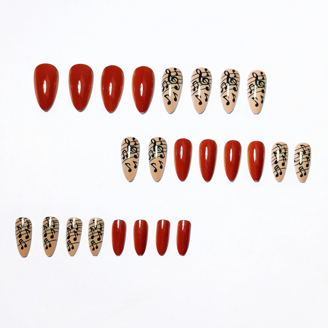 Musical Note Long-Lasting Nail Art Bowlift