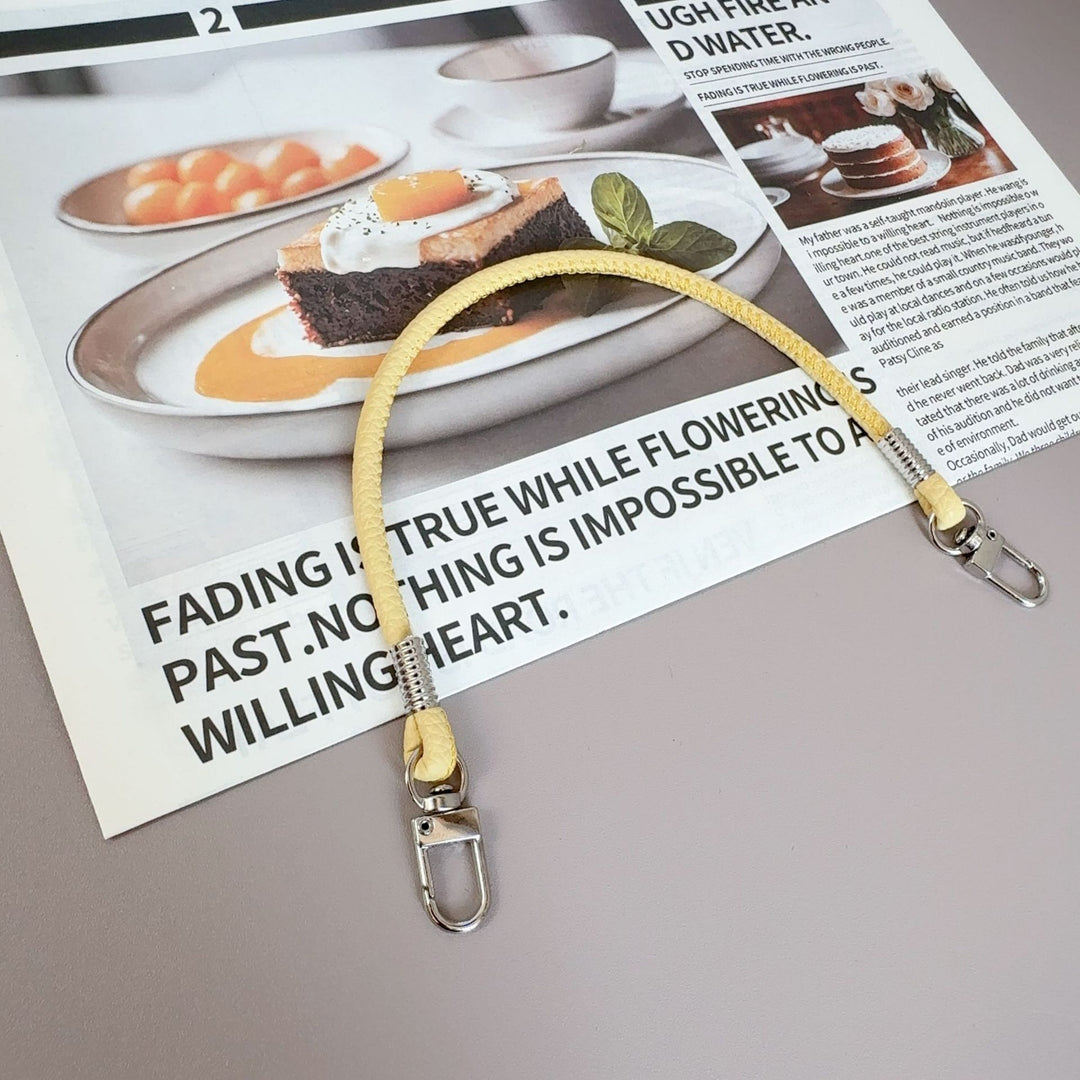 Braided Leather Keychain Strap Bowlift