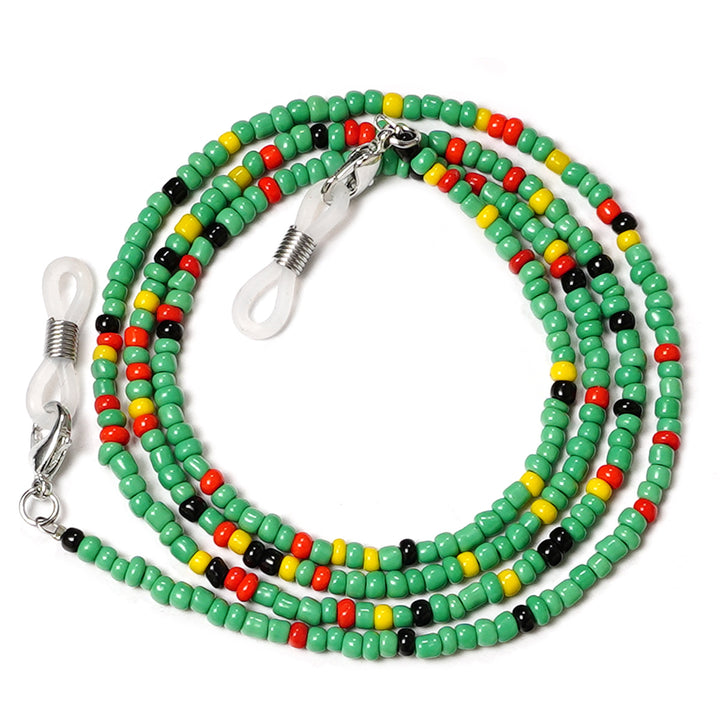 Colorful Artisan Beaded Eyewear Chain Bowlift