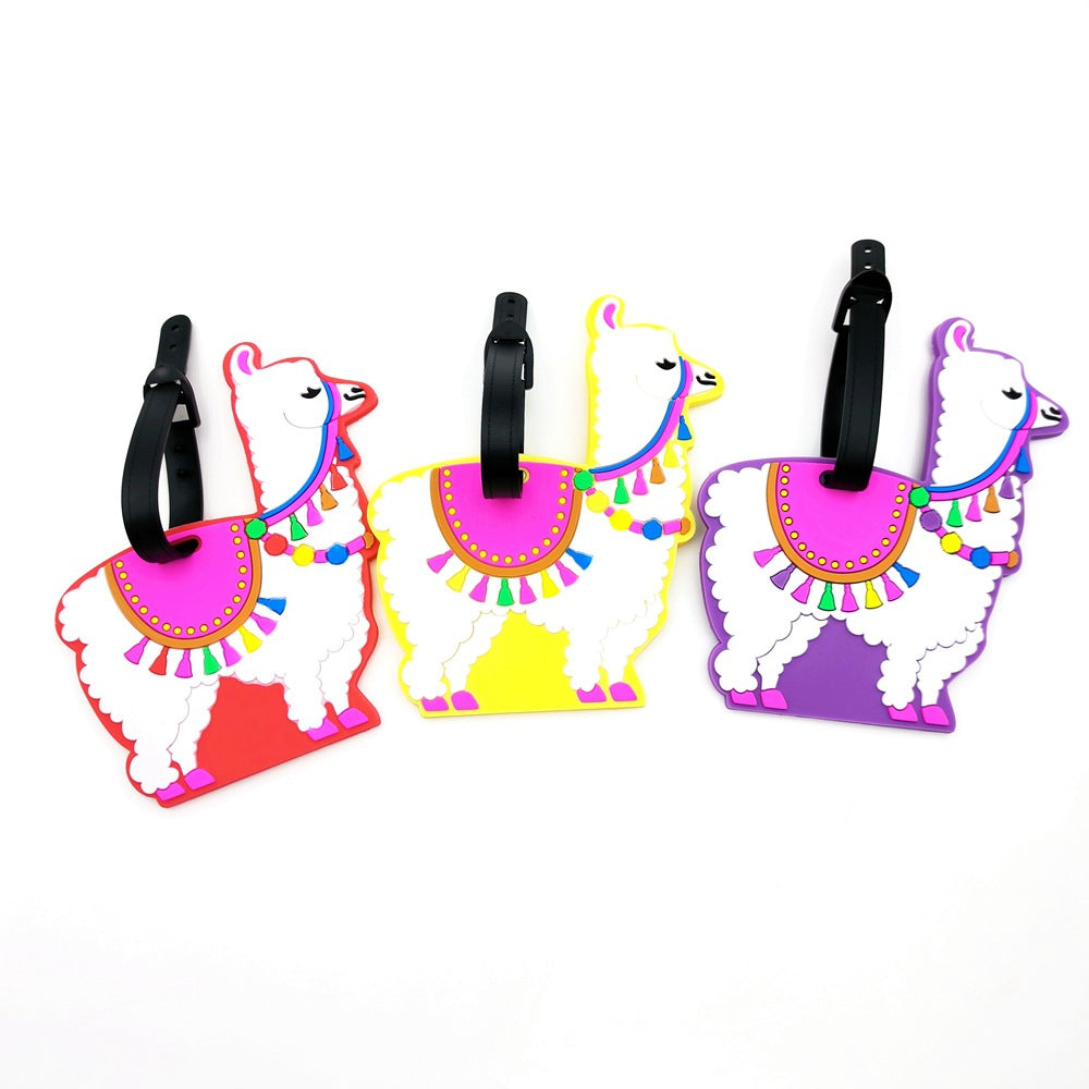 Llama-Shaped Luggage Tag Bowlift