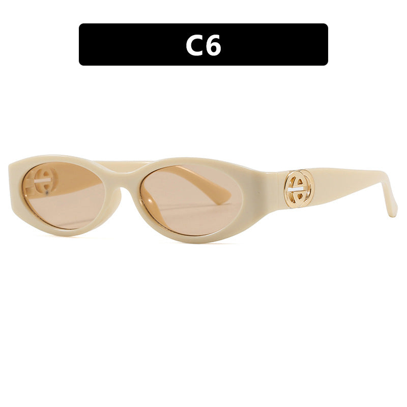 Women's fashionable cat-eye sunglasses with protective UV filter and luxurious accents Bowlift