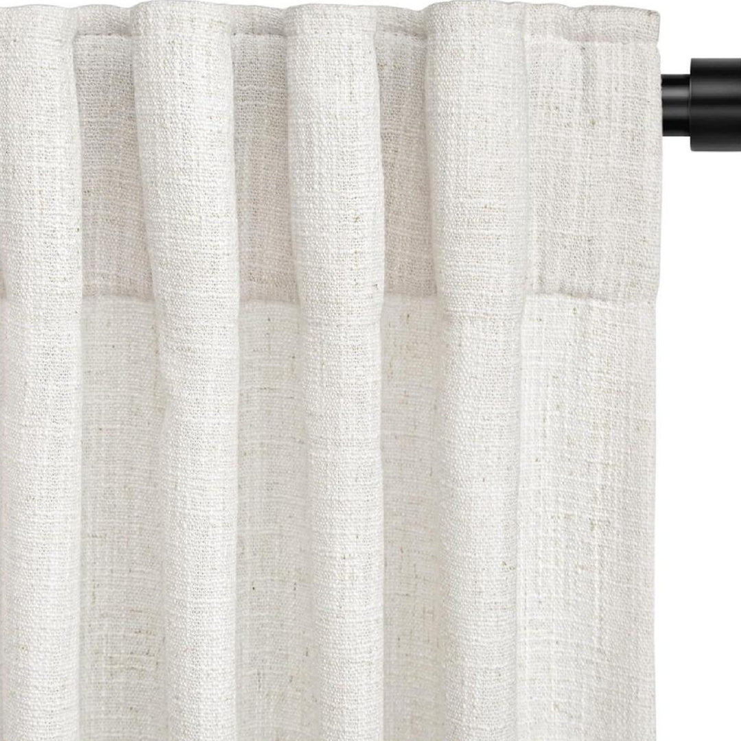 Sheer Linen Window Curtains Bowlift