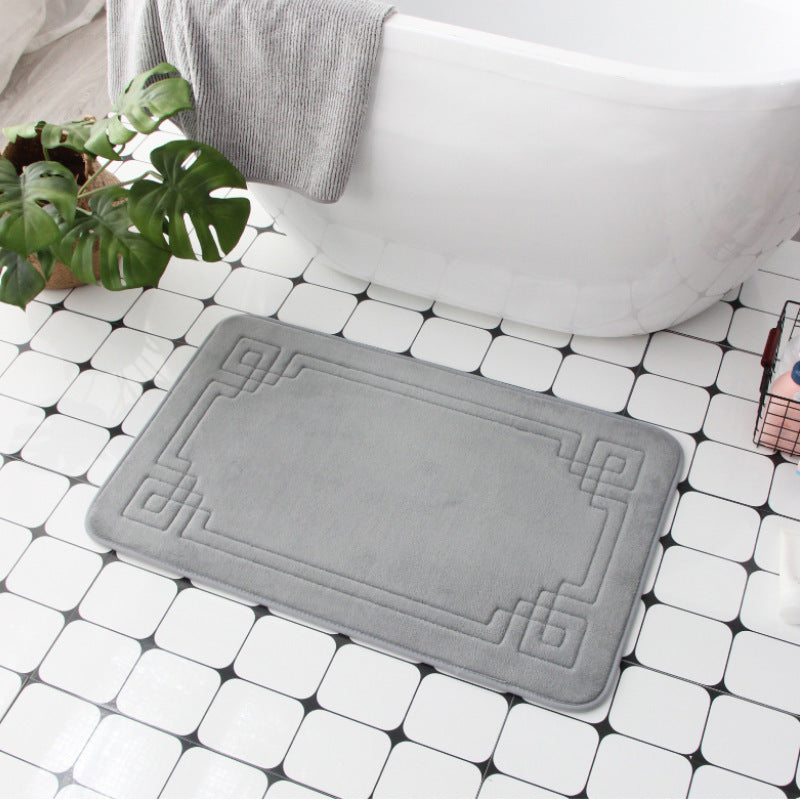 Plush Bath Mat Bowlift