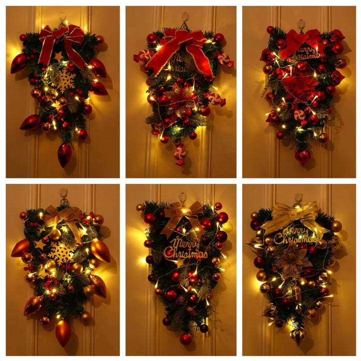 Festive Christmas Wreath Decoration Bowlift