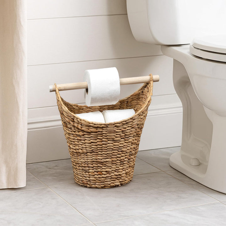 Woven Bathroom Storage Basket Bowlift