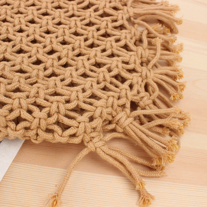 Handcrafted Macrame Beach Bag Bowlift