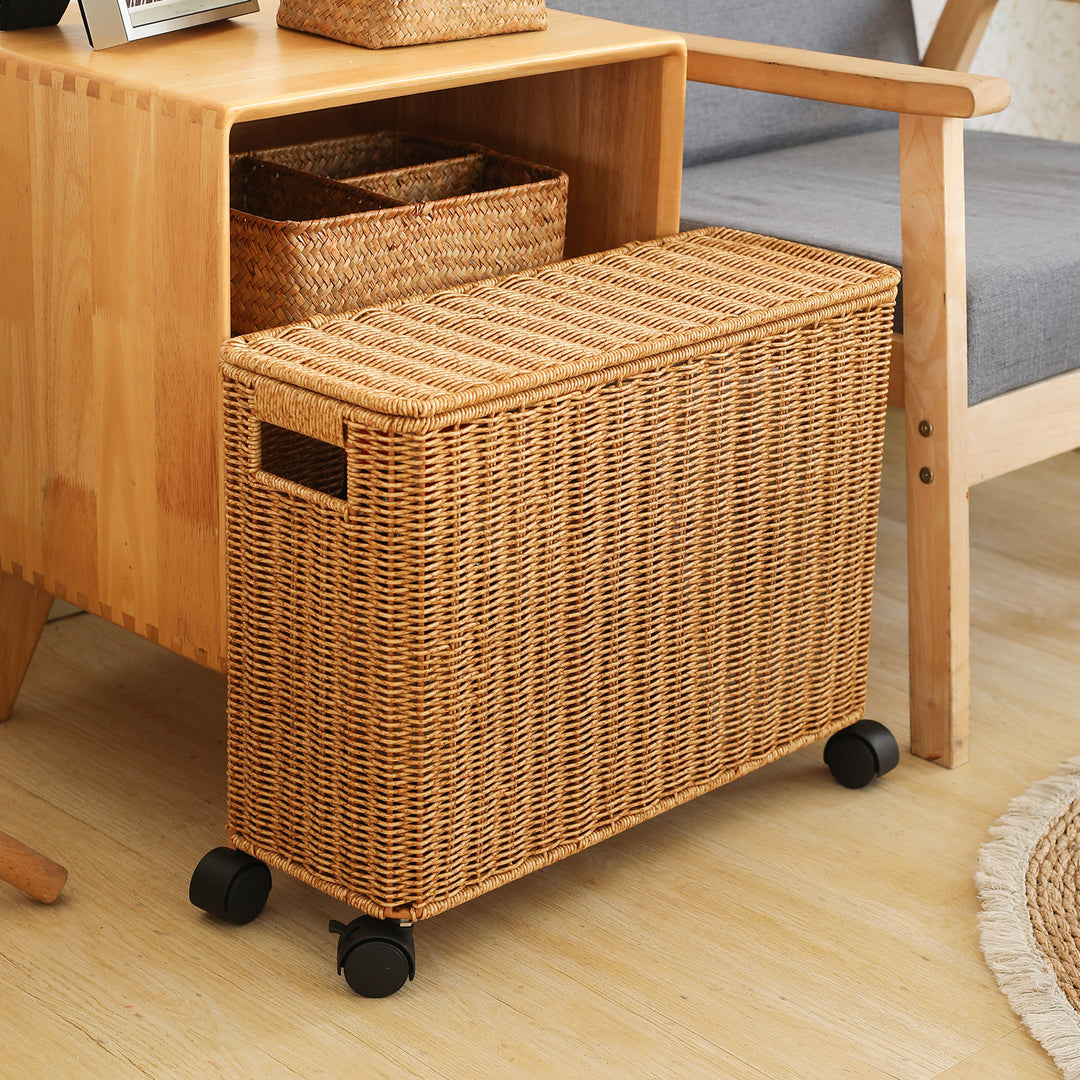 Mobile Woven Laundry Hamper Bowlift