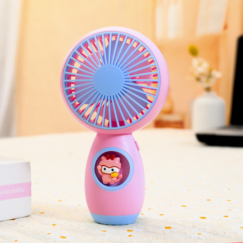 Handheld fan with animal design Bowlift