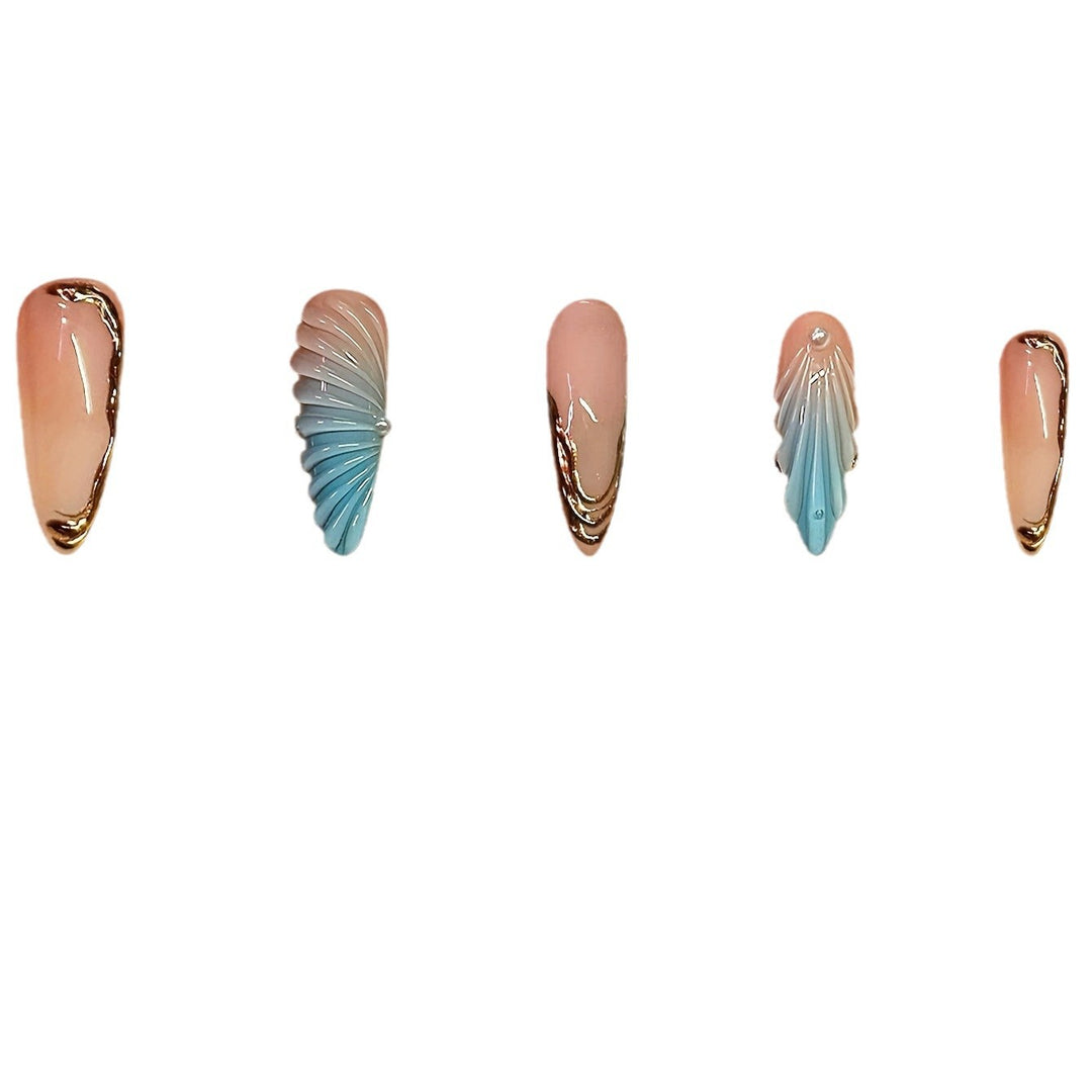 Artistic Sculpted Press-On Nail Set Bowlift