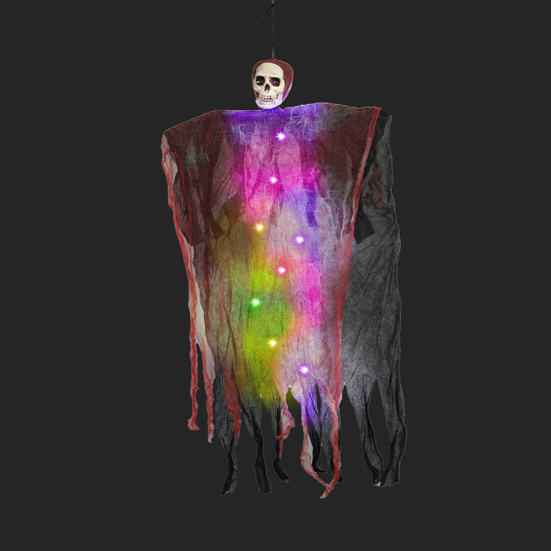 Creepy Hanging Ghost Decoration with LED Lights Bowlift
