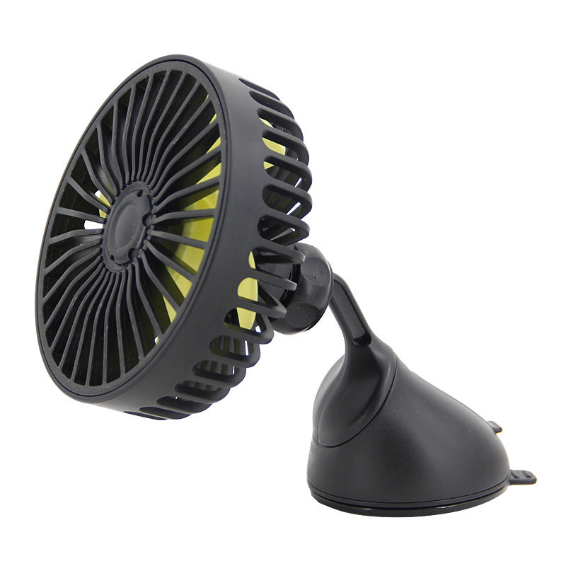 Adjustable Dual-Head Car Ventilation Fan Bowlift