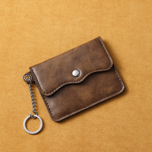 Compact Leather Coin Wallet
