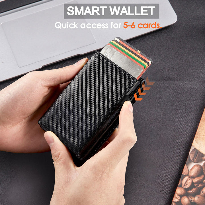 Carbon Fiber RFID-Blocking Cardholder Bowlift