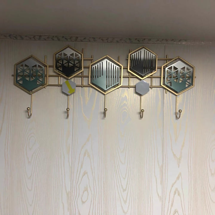 Decorative Leaf Wall Hook Rack Bowlift