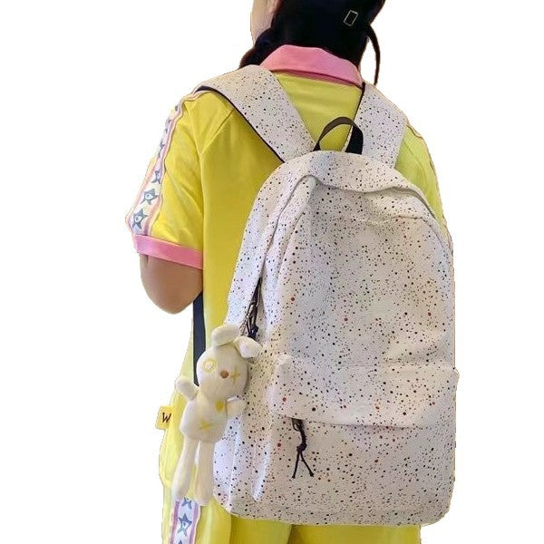 Stylish Abstract Pattern Backpack Bowlift