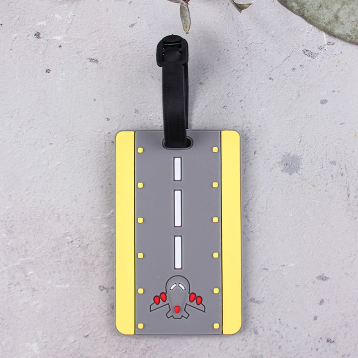 Airplane Runway Luggage Tag Bowlift