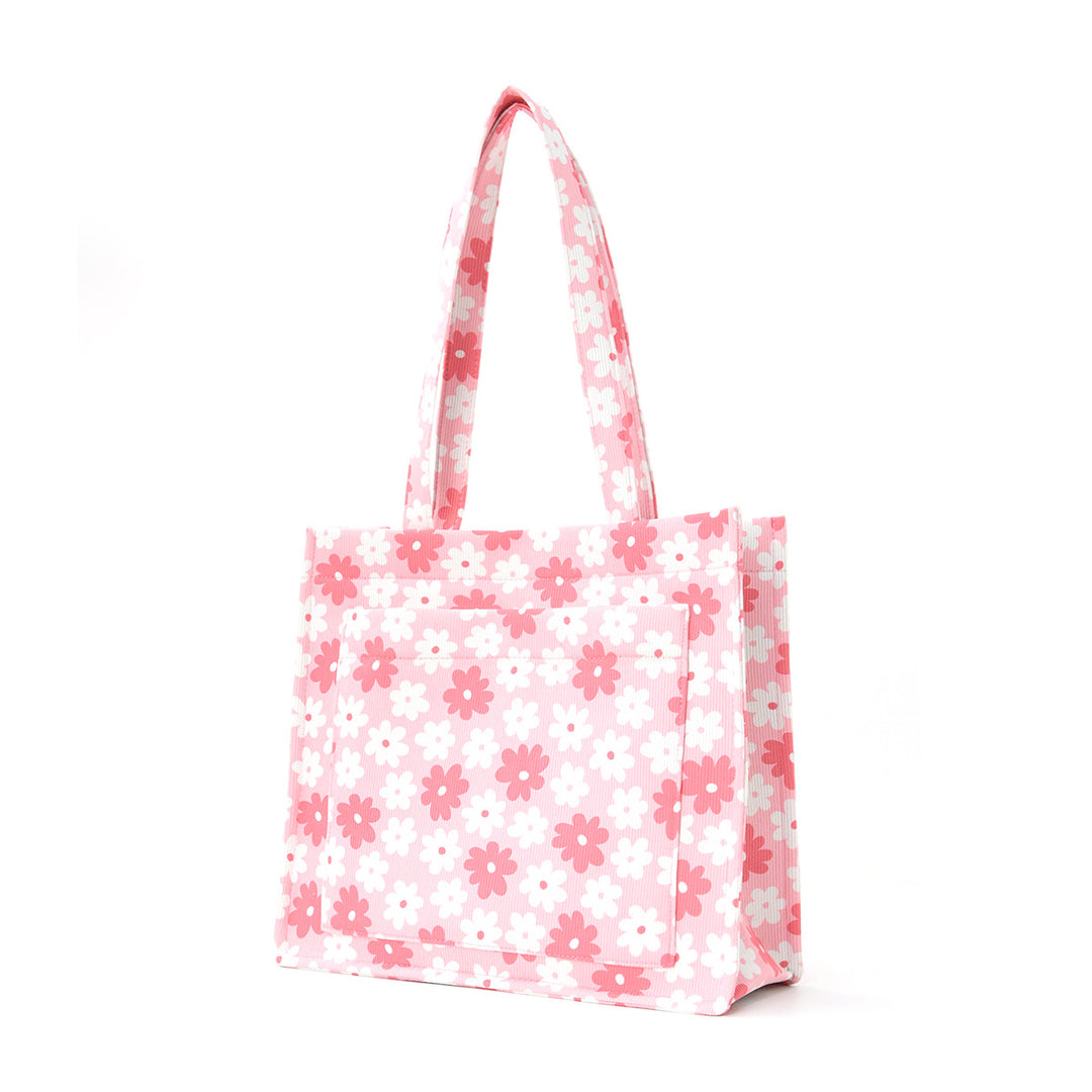Trendy shopping bag with floral design Bowlift