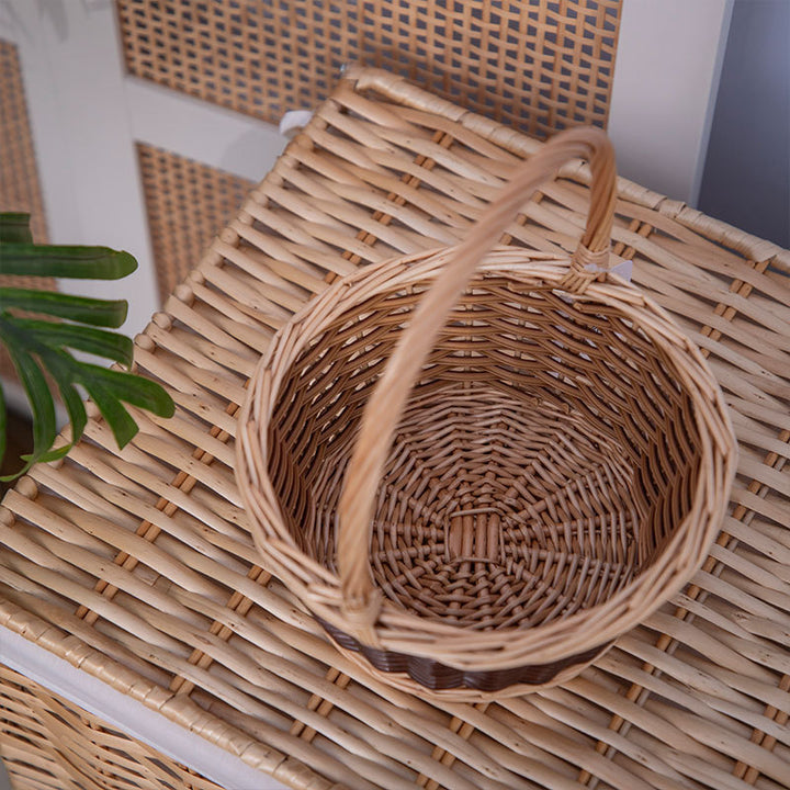 Decorative Woven Basket Bowlift