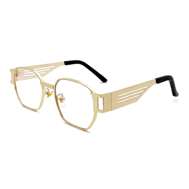 Stylish Oversized Sunglasses in Modern Metal Design Bowlift