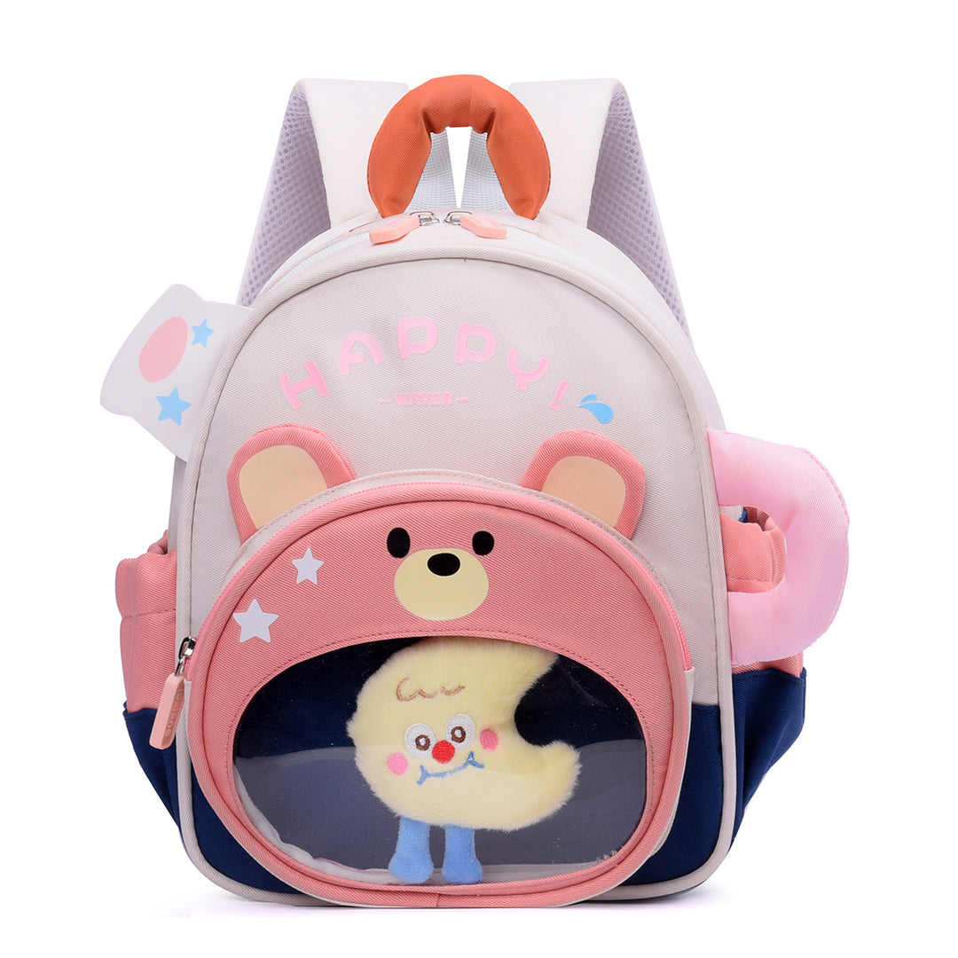 Cute Bear-Themed Backpack Bowlift