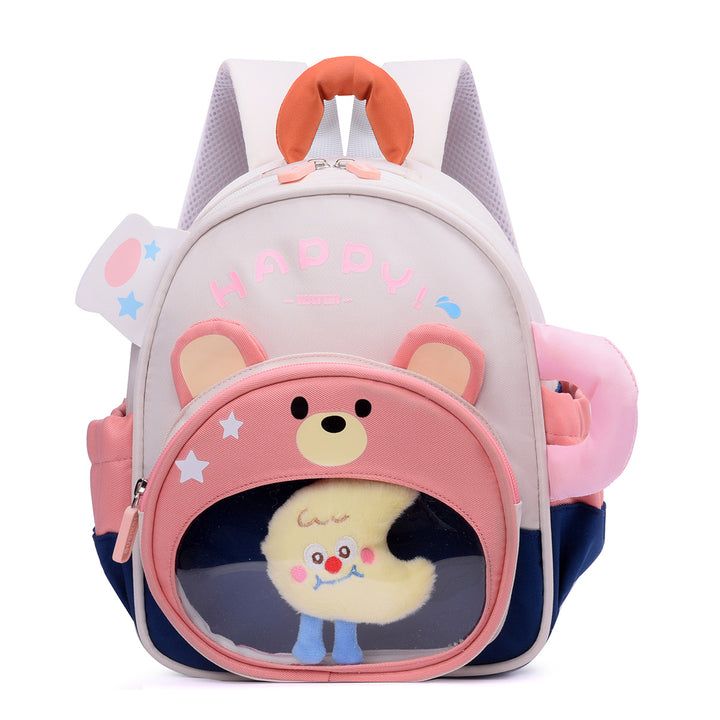 Cute Bear-Themed Backpack Bowlift