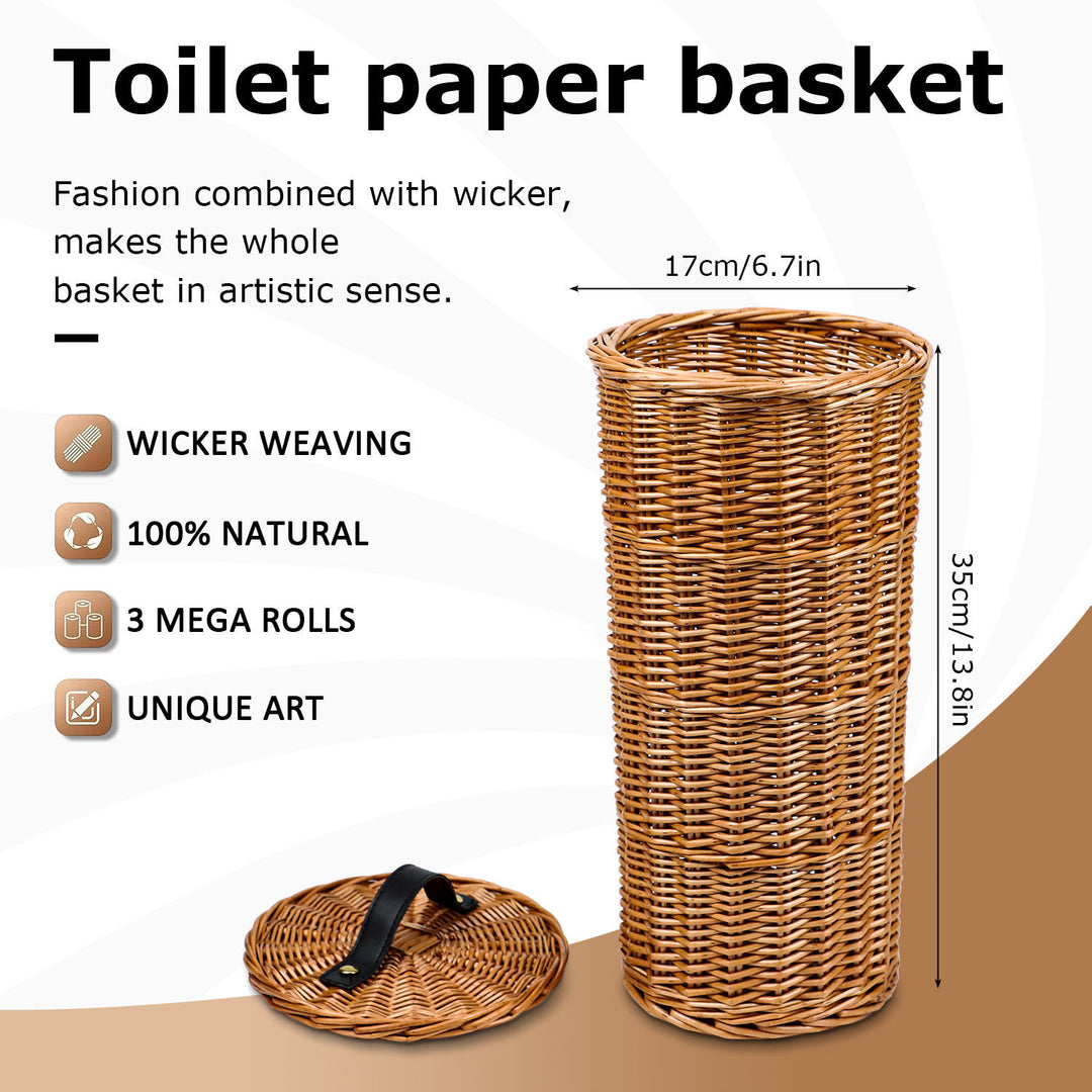 Decorative Woven Tissue Holder Bowlift