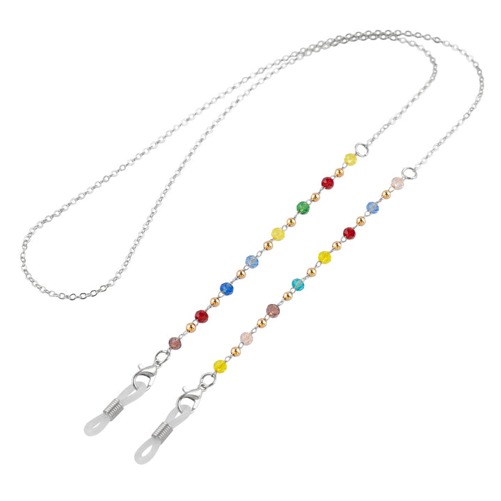 Colorful Crystal Decorative Eyewear Chain Bowlift