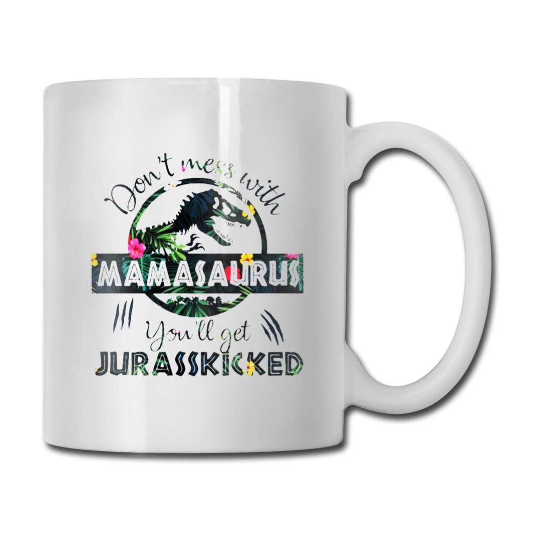 Ceramic Novelty Mother'S Day Coffee Mug With Tall Straight Walls Large C-Handle Sublimation Print