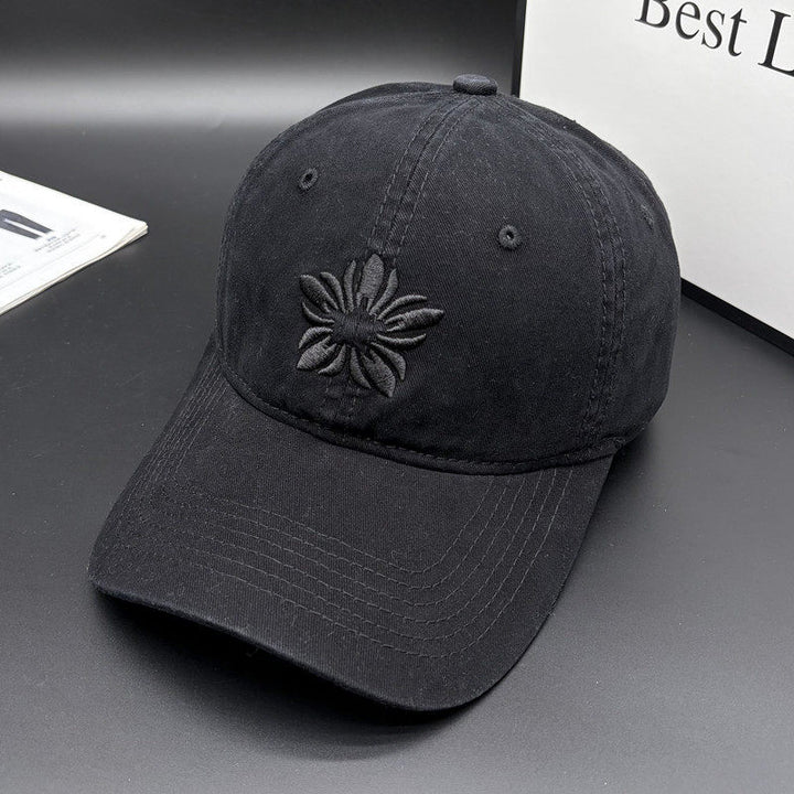 Women's Embroidered Cotton Adjustable Cap Bowlift