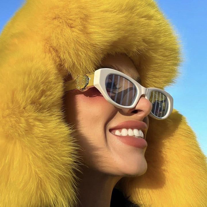 Ladies fashionable cat-eye sunglasses with striking design and luxurious details Bowlift