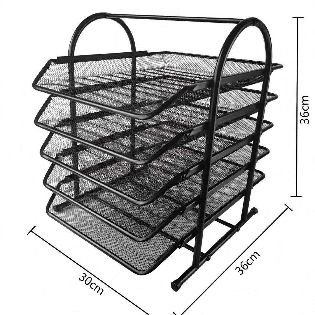 Multi-Tiered Mesh Document Holder Bowlift