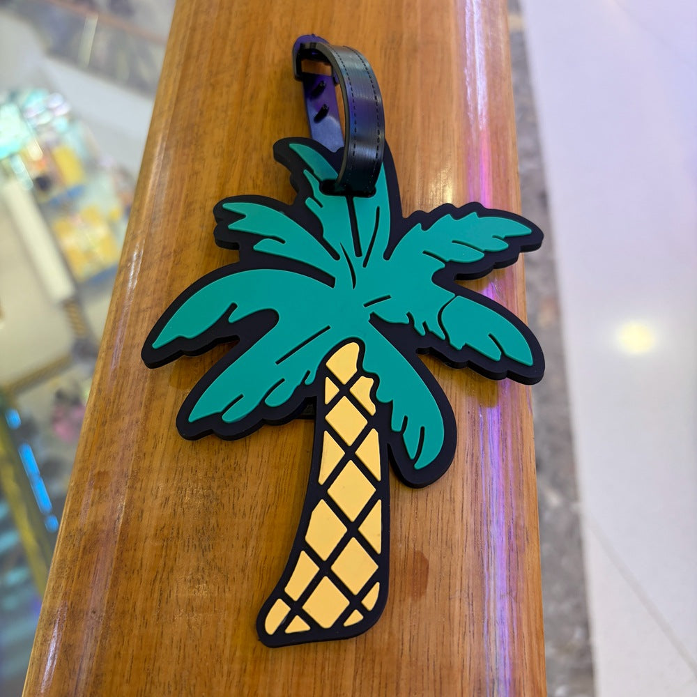 Stylish Palm Tree Luggage Tag Bowlift