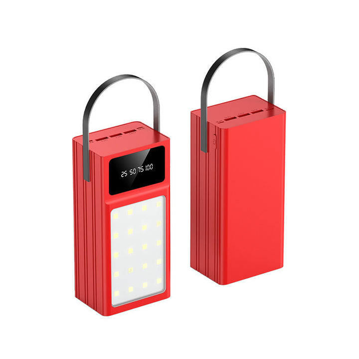 Portable multifunction power bank with LED light and digital display Bowlift