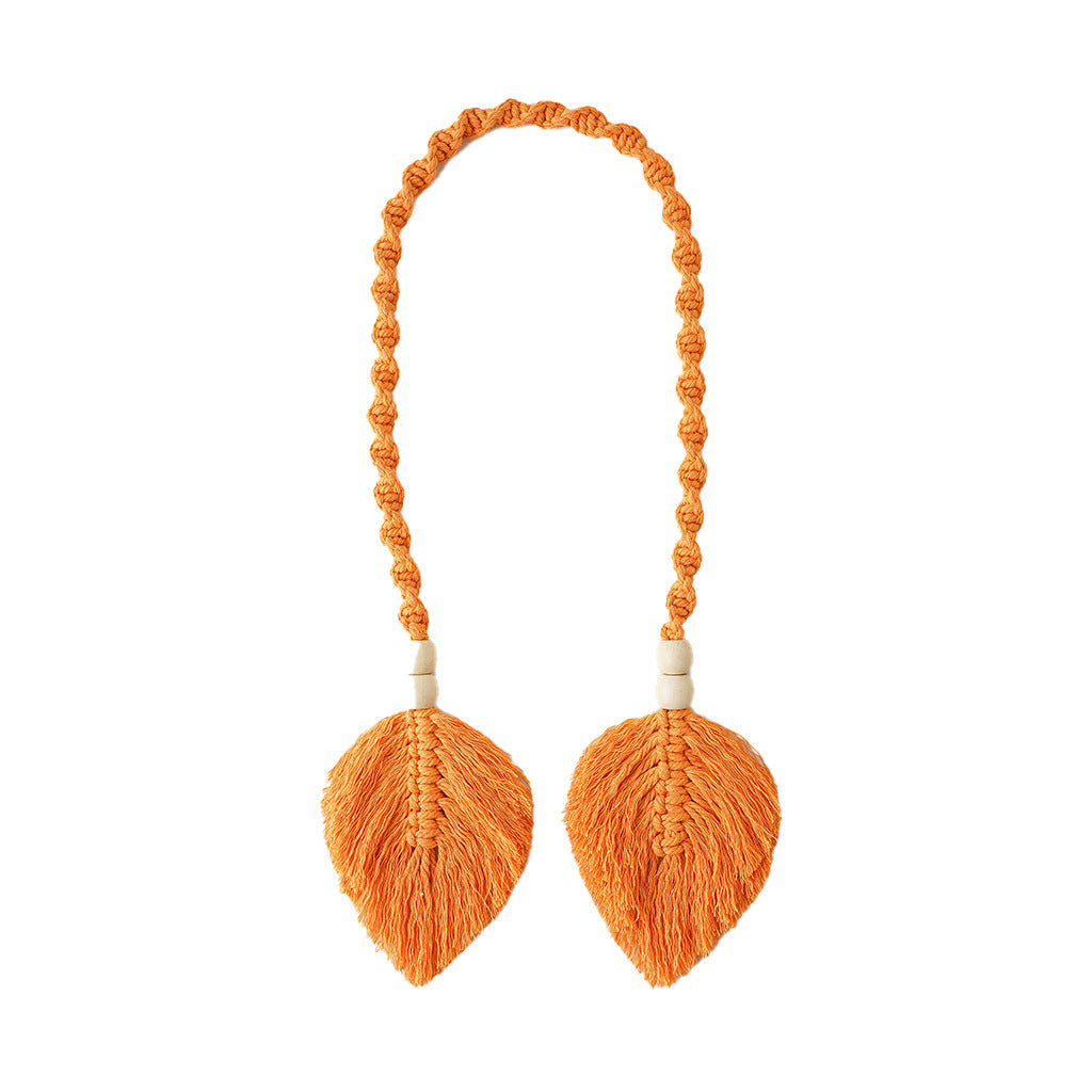 Decorative Macrame Leaf Wall Hanger Bowlift