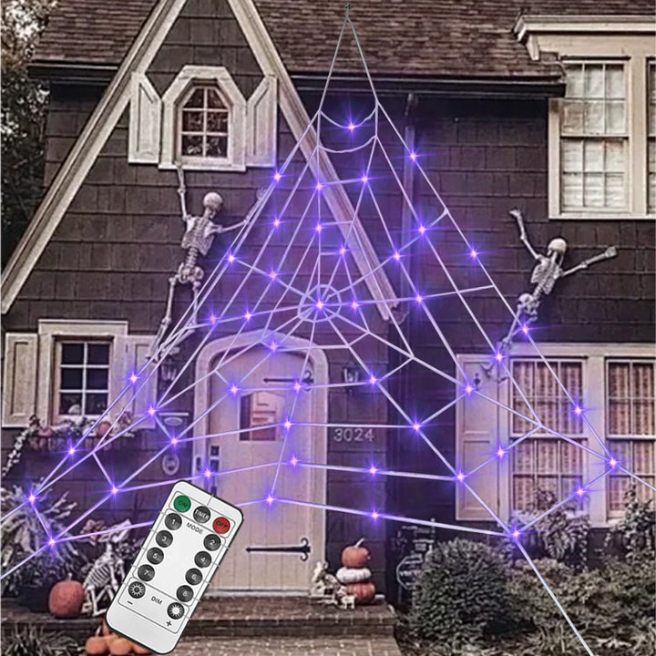 LED Decorative Spider Web Lights Bowlift