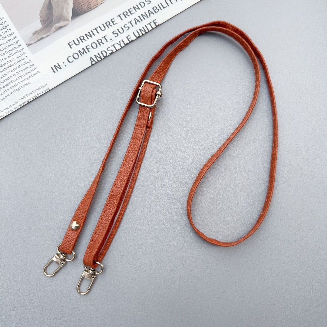 Adjustable Faux Leather Crossbody Strap Bowlift