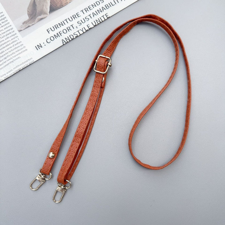 Adjustable Faux Leather Crossbody Strap Bowlift