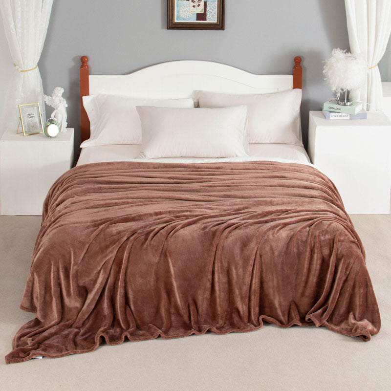 Plush Fleece Throw Blanket Bowlift