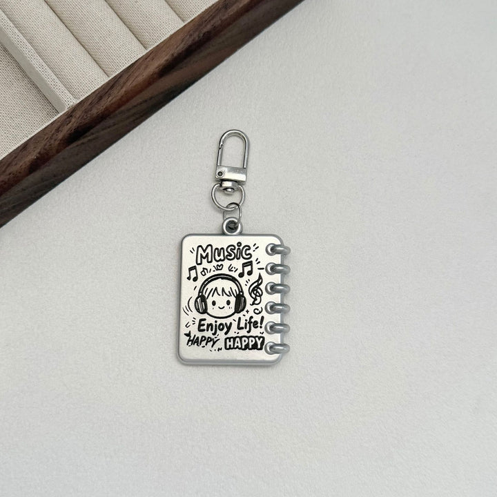 Cute Cat Star Charm Keychain Bowlift