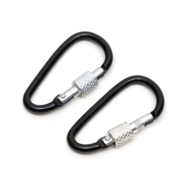 Safety carabiner with screw lock Bowlift