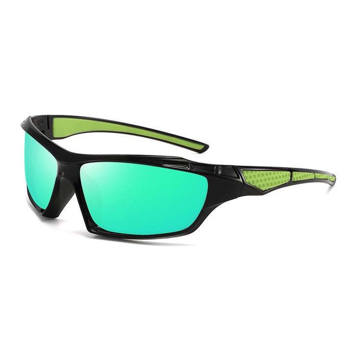 Unisex nan sporty wraparound sunglasses with polarized, shatterproof polycarbonate lenses and non-slip nose pads Bowlift