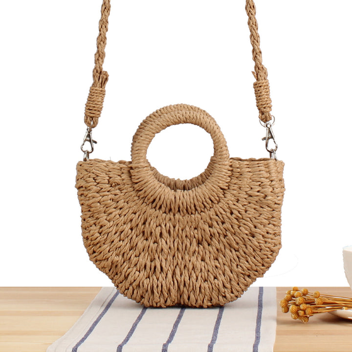 Handbag with Curved Design and Fashionable Handle Bowlift